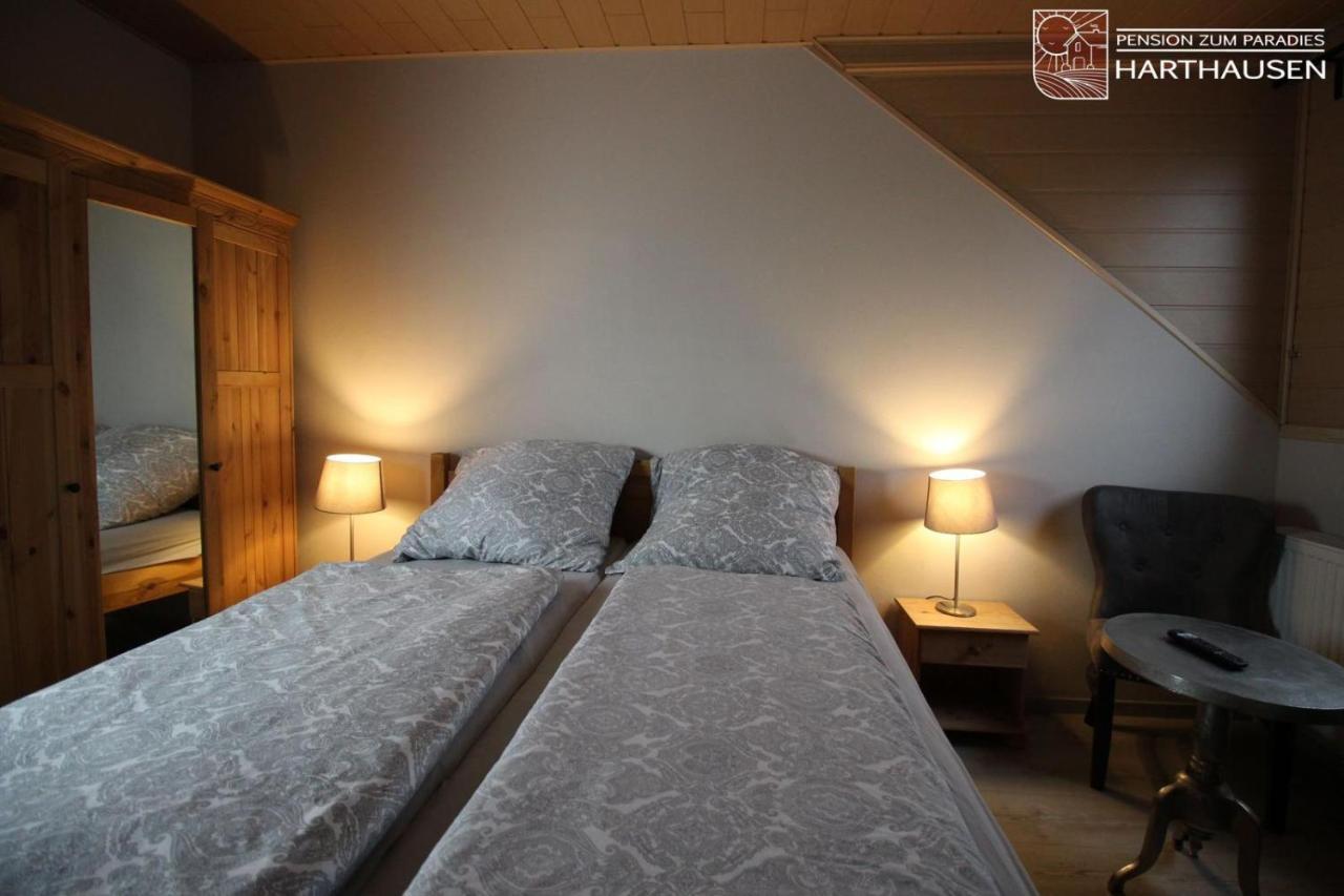 Pension Zum Paradies Harthausen  エクステリア 写真
